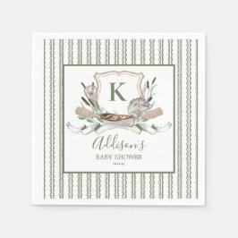 Fisch Baby Dusche Einladung Serviette