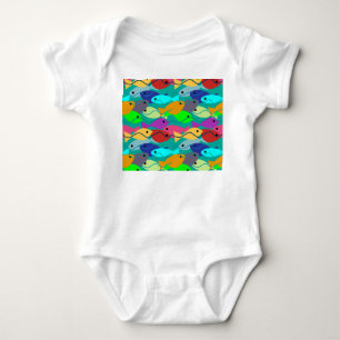 Fisch Baby Strampler