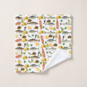 Fisch Badewanne Handtuch Sets (Waschlappen)