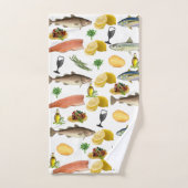 Fisch Badewanne Handtuch Sets (Handtuch)