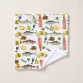 Fisch Badewanne Handtuch Sets (Waschlappen)