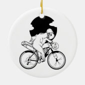 Fisch-Bikepacking Keramik Ornament (Hinten)