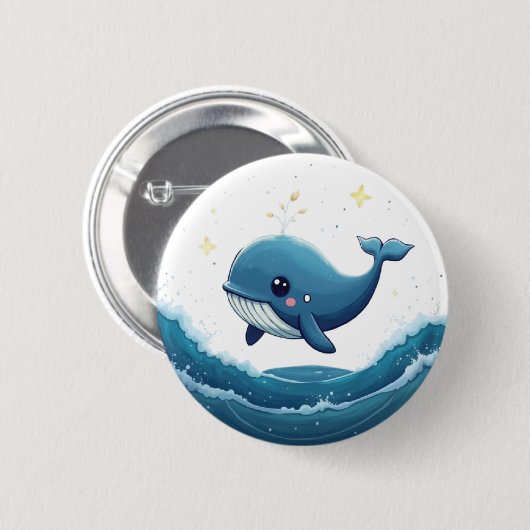 Fisch Button (Vorne & Hinten)