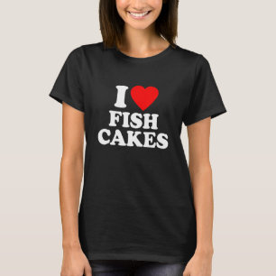 Fisch Cakes Liebe Herz T-Shirt