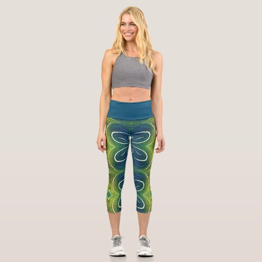 Fisch Capri Leggings (Vorderseite)