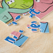 Fisch Cartoon-Puzzle Puzzle (Seite)