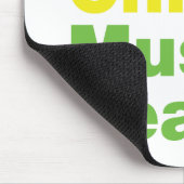 Fisch & Chips & Mushy Peas. Mousepad (Ecke)