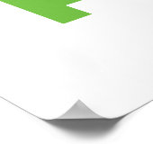 Fisch & Chips & Mushy Peas. Poster (Ecke)