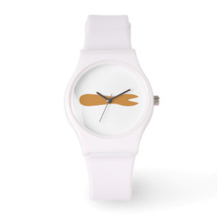 Fisch & Chips Shop Holzgabel Armbanduhr