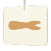 Fisch & Chips Shop Holzgabel Autolufterfrischer (Links)