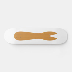 Fisch & Chips Shop Holzgabel Skateboard