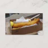 Fisch-Chips Visitenkarte (Rückseite)