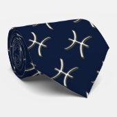 Fisch-Chromsymbol Krawatte (Gerollt)