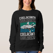 Fisch Coelacanth Sweatshirt (Vorderseite)