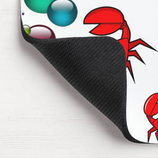 Fisch Crab Maus Pad! Mousepad (Ecke)