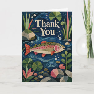 Fisch-Dankeskarten Forellen-Dankeskarten Karte