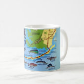 Fisch der Florida Keys-Tasse Kaffeetasse (VorderseiteRechts)