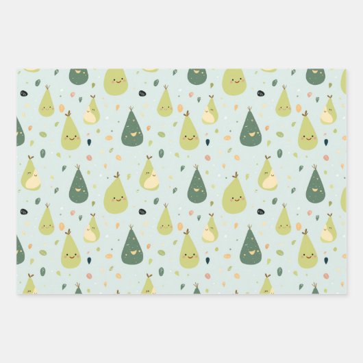 Fisch, Dinos und Avo Geschenkpapier Set (Vorderseite 3)