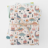 Fisch, Dinos und Avo Geschenkpapier Set (Beispiel)