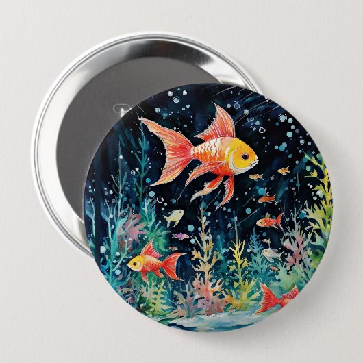 Fisch Dreamland, Aquarium Perfektion, Button (Vorne & Hinten)