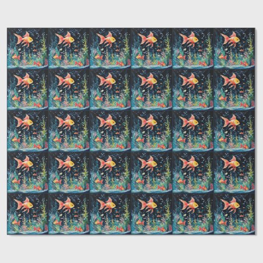 Fisch Dreamland, Aquarium Perfektion, Geschenkpapier (Flach)
