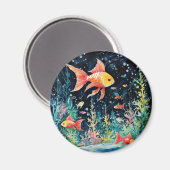 Fisch Dreamland, Aquarium Perfektion, Magnet (Vorderseite/Rückseite)