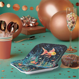 Fisch Dreamland, Aquarium Perfektion, Pappteller