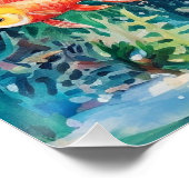 Fisch Dreamland, Aquarium Perfektion, Poster (Ecke)