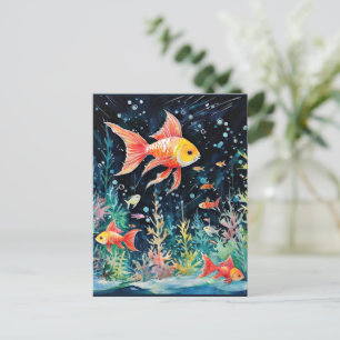 Fisch Dreamland, Aquarium Perfektion, Postkarte