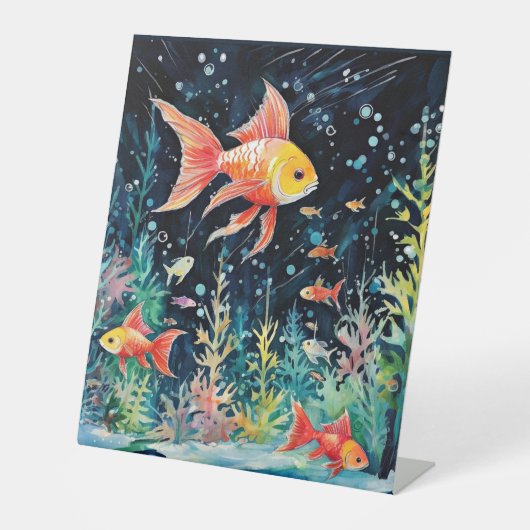 Fisch Dreamland, Aquarium Perfektion, Sockelschild (Vorderseite)
