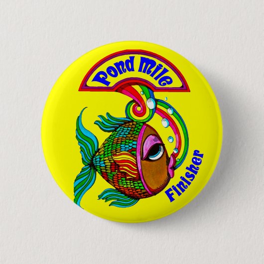 Fisch-EBB-Knopf der Teich-Meilen-IV Button (Vorderseite)