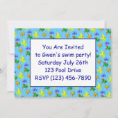 Fisch Einladung (Rückseite)