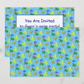 Fisch Einladung (Vorne/Hinten)