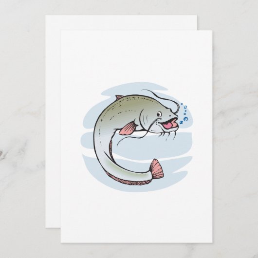 Fisch Einladung (Vorne/Hinten)