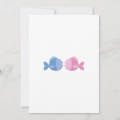 Fisch-er oder Fisch-sie-Geschlecht Einladung (Rückseite)