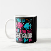 Fisch Er Oder Fisch Sie Geschlecht Enthüllung Fami Kaffeetasse (Links)