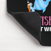 Fisch-er oder Fisch-sie Geschlechtsenthüllung Ange Mousepad (Ecke)