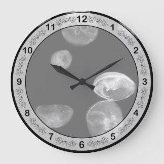 Fisch - Erreichbarkeit für den Mond Große Wanduhr