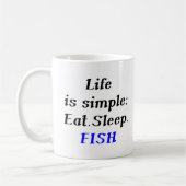 Fisch essen kaffeetasse (Links)