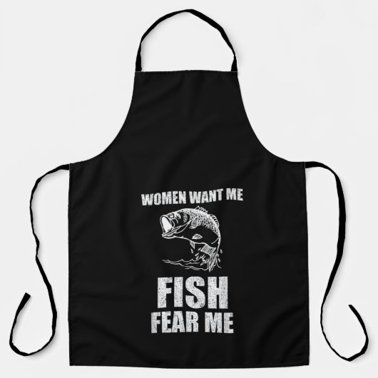 Fisch Fee Me Fischen Funny Fishing Lover Geschenk Schürze (Vorderseite)