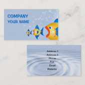 Fisch, fertig visitenkarte (Vorne/Hinten)