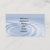 Fisch, fertig visitenkarte (Rückseite)