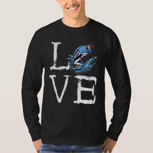 Fisch Fest Fischfang Süßwasser Salzwasserfisch T-Shirt