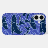 Fisch Fett Schwimmen Ozean Blauer Fischfang Case-Mate iPhone Hülle (Rückseite (Horizontal))