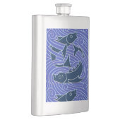 Fisch Fett Schwimmen Ozean Blauer Fischfang Flachmann (Rechts)