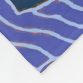 Fisch Fett Schwimmen Ozean Blauer Fischfang Fleecedecke (Ecke)