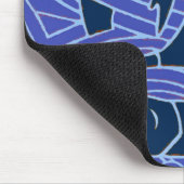 Fisch Fett Schwimmen Ozean Blauer Fischfang Mousepad (Ecke)