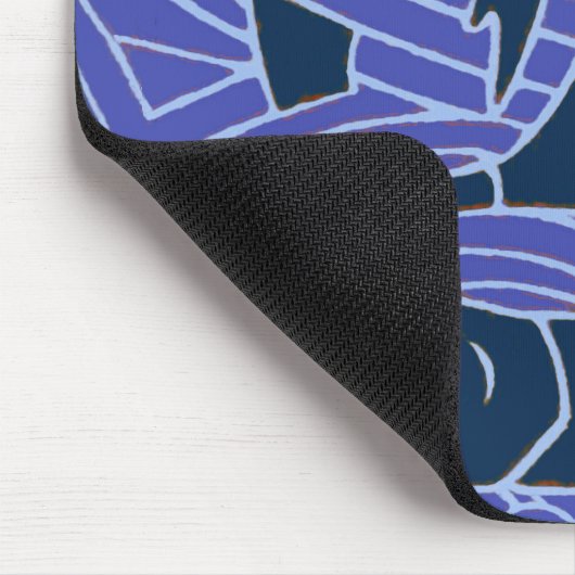 Fisch Fett Schwimmen Ozean Blauer Fischfang Mousepad (Ecke)