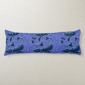 Fisch Fett Schwimmen Ozean Blauer Fischfang Seitenschläferkissen (Vorderseite)