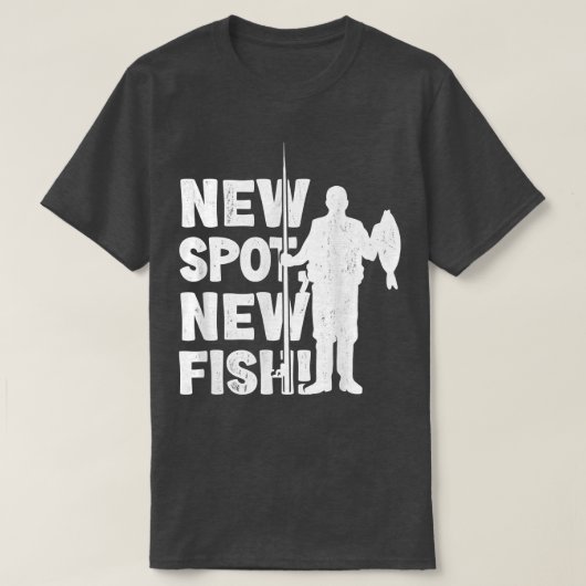 Fisch Fisch Fisch Fisch Fisch Fisch Fisch Neu Spot T-Shirt (Design vorne)